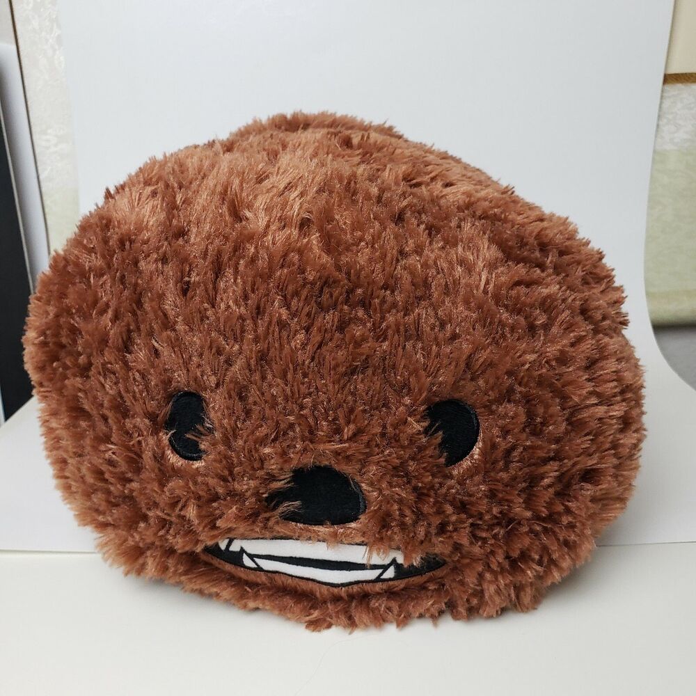 Disney Store Star Wars Chewbacca plush Tsum Tsum Plush Toy Large Chewy Brown 18"